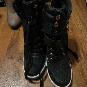 Laced Up Wedges